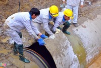 Vỡ ống nước sông Đà không phải do nguyên nhân thi công