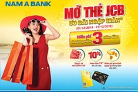 Mở thẻ tín dụng Nam A Bank JCB ưu đãi ngập tràn