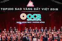 OCB ghi danh Top 100 sao vàng đất Việt 2018