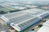 Dự án điện mặt trời mái nhà Duy Tân thuộc khu công nghiệp Tân Đô, tỉnh Long An có tổng công suất 9.932,4 kWp do TTC Energy làm chủ đầu tư