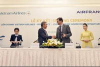 Vietnam Airlines và Air France ký hợp đồng liên doanh khai thác đường bay Việt Nam - Pháp