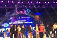 Đại diện Springme tham gia sự kiện của Yeah 1 tổ chức (nữ áo đen thứ hai từ phải qua).