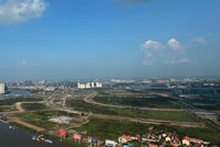 TP. HCM dự định phát triển Thủ Thiêm thành một “Phố Đông Sài Gòn”. Ảnh: Đức Thanh