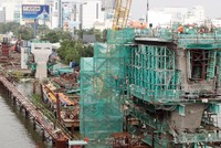 Hệ thống metro sẽ góp phần giải quyết tình trạng ùn tắc giao thông tại Thành phố Hồ Chí Minh. Ảnh: Lê Toàn