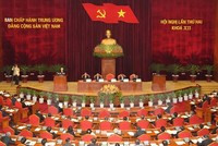 Khai mạc Hội nghị Ban Chấp hành Trung ương Đảng Cộng sản Việt Nam lần thứ hai, khóa XII. (Ảnh: Thống Nhất/TTXVN)