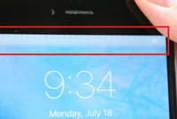 Các đường xám nhạt xuất hiện khi iPhone 6 liệt cảm ứng.