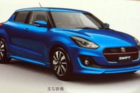 Hình ảnh thiết kế trên Suzuki Swift thế hệ mới trên tạp chí. 