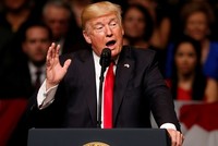 Tổng thống Mỹ Donald Trump. Ảnh: Reuters.