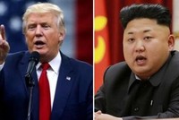 Tổng thống Mỹ Donald Trump (trái) và nhà lãnh đạo Triều Tiên Kim Jong-un (Ảnh: Reuters)
