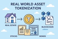 Không giống với tiền mã hóa mang tính đầu cơ, token RWA gắn liền với các tài sản có giá trị thực trong đời sống như cổ phiếu, trái phiếu, bất động sản...