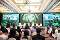 Toàn cảnh Hội thảo Phát triển bền vững 2025 với chủ đề “Động lực cho kỷ nguyên bền vững” do Báo Tài chính - Đầu tư tổ chức. Ảnh: Đức Thanh