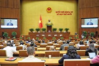 Quốc hội nghe tờ trình và báo cáo thẩm tra Dự án Luật Hàng không dân dụng Việt Nam (thay thế)