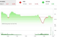 Giao dịch chứng khoán chiều 25/9: VN-Index trượt chân, STB nổi sóng