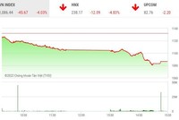 Giao dịch chứng khoán phiên chiều 3/10: Bán tháo ồ ạt, VN-Index về mức thấp nhất 20 tháng