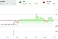 Giao dịch chứng khoán chiều 9/12: VN-Index rung lắc, nhóm cổ phiếu hàng không và dệt may khởi sắc