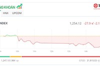 Thanh khoản cao nhất hơn 2 tháng, VN-Index giảm gần 30 điểm