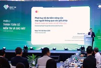 Ông Sharad Jain, Giám đốc Quốc gia Mastercard tại Việt Nam, Lào và Campuchia chia sẻ tại hội thảo.
