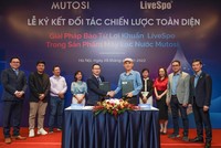 Mutosi và Công ty TNHH LiveSpo Pharma tổ chức “Lễ ký kết đối tác chiến lược toàn diện”, cho ra đời dòng sản phẩm máy lọc nước tích hợp công nghệ bào tử lợi khuẩn đầu tiên tại Việt Nam.