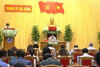 Quang cảnh họp báo do Thành ủy Đà Nẵng tổ chức
