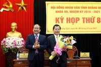 Ông Nguyễn Tăng Bính được bầu giữ chức Phó Chủ tịch UBND tỉnh Quảng Ngã.