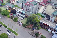 Lô đất dự án cống hoá mương thoát nước Nghĩa Đô (Ảnh: tienphong.vn)