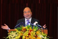 Thủ tướng Chính phủ Nguyễn Xuân Phúc phát biểu chỉ đạo Hội nghị Xúc tiến đầu tư Phú Yên 2018.