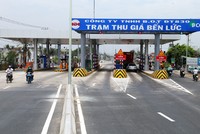 Dự án giao thông BOT đầu tiên của tỉnh Long An sẽ thu phí thử nghiệm từ ngày 15/4. Ảnh: Châu Đức.