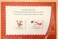 Phát hành bộ tem kỷ niệm 45 năm quan hệ Việt-Pháp