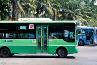 Thực hiện chương trình “Triển khai các tuyến xe buýt miễn vé phục vụ Lễ 30/4 và 01/5 năm 2018”. Ảnh: Zing.vn