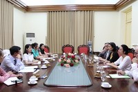 Toàn cảnh buổi làm việc.