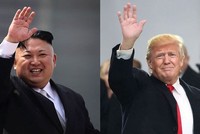 Nhà lãnh đạo Triều Tiên Kim Jong-un và Tổng thống Mỹ Donald Trump (Ảnh: Getty)