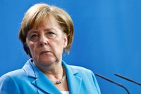 Thủ tướng Đức Angela Merkel trong một cuộc họp báo tại Berlin hôm 13/6. Ảnh: Reuters.