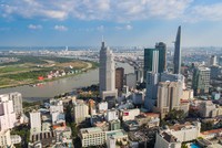 Quần thể khách sạn tại khu trung tâm TP HCM. Ảnh: Vũ Lê.