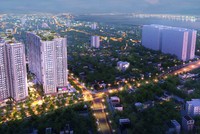 Imperia Sky Garden nằm trên tuyến đường Minh Khai huyết mạch đang được mở rộng.
