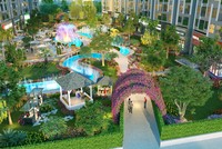 Không gian sống ngập tràn sắc xanh tại Imperia Sky Garden.