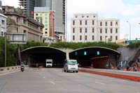 Hầm vượt sông Sài Gòn. Ảnh: Hữu Công.