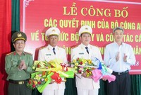 Bộ Công an bổ nhiệm nhân sự mới