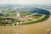 Một góc khu đô thị mới Thủ Thiêm. Ảnh: Quỳnh Trần.