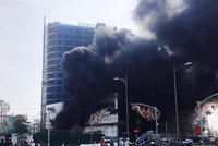 Hiện trường vụ cháy. (Ảnh: CTV).