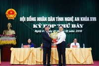 Thủ tướng Chính phủ phê chuẩn kết quả bầu cử bổ sung, miễn nhiệm chức vụ Chủ tịch UBND tỉnh Nghệ An nhiệm kỳ 2016-2021.