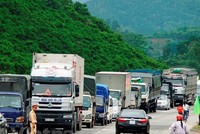 Tuyến đường Quốc lộ 1 hiện tại đoạn đi qua tỉnh Lạng Sơn. (Ảnh: Việt Hùng/Vietnam+).