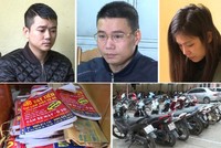 Một số đối tượng hoạt động tín dụng đen bị Công an tỉnh Thanh Hoá bắt giữ.