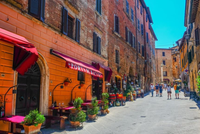 Thay vì ăn bánh chưng, đi chúc Tết, Minh Ngọc tới thăm Montepulciano, Italy vào đầu năm 2018. Ảnh:NVCC.