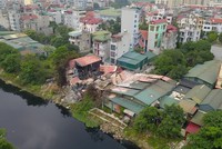 Khu nhà xưởng xảy ra vụ hỏa hoạn gây hậu quả đặc biệt nghiêm trọng ngày 12/4 (Ảnh: Nguyễn Trường).