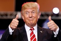 Trump tại cuộc mít tinh ở Phoenix tháng 8/2018. Ảnh: AFP