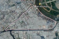 Quận 4 có diện tích nhỏ nhất TP.HCM. Ảnh: Google maps.