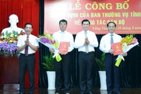 Kiện toàn nhân sự lãnh đạo tỉnh Bà Rịa – Vũng Tàu và tỉnh Bến Tre