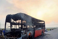 Hiện trường vụ cháy.