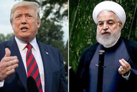 Cuộc gặp gỡ được trông đợi giữa Tổng thống Mỹ D.Trump (trái) và người đồng nhiệm Iran Hassan Rouhani sẽ không thể diễn ra trong một tương lai gần? Ảnh: Getty.