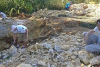 Khu vực các nhà khảo cổ học phát hiện ra các hoá thạch mới.